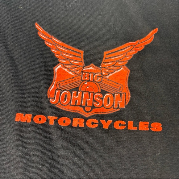 Vintage Big Johnson Motorcycles XXL Shirt Black If You Can Read Won’t Let Drive - Picture 6 of 7